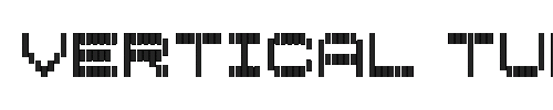 The Vertical Tuning Font