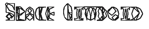 The Space Gimboid Font