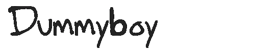 The Dummyboy Font