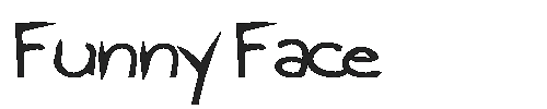 The Funny Face Font