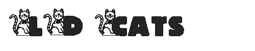 The LD Cats Font