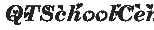 The QTSchoolCentury Italic Font