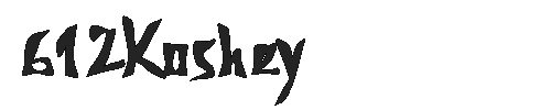 The 612Koshey Font