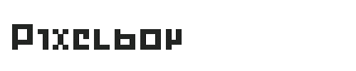 The Pixelboy Font