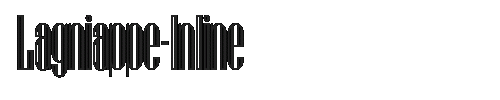 The Lagniappe-Inline Font