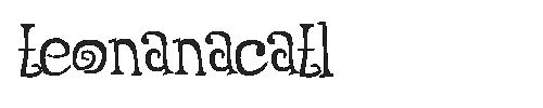 The teonanacatl Font
