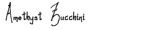 The Amethyst Zucchini Font