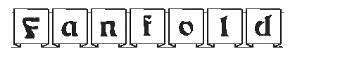 The Fanfold Font