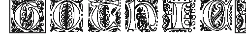 The GothicIlluminate Font