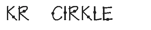 The KR Cirkle Font