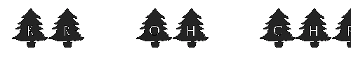 The KR Oh Christmas Tree Font