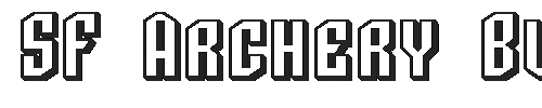 The SF Archery Black SC Shaded Font