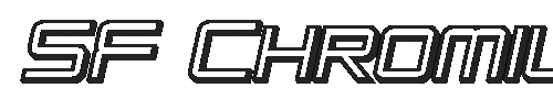 The SF Chromium 24 SC Oblique Font