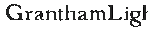 The GranthamLight Font
