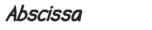 The Abscissa Font