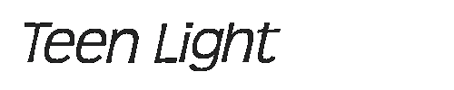 The Teen Light Font