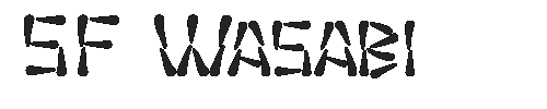 The SF Wasabi Font