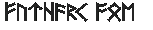The Futhark AOE Font