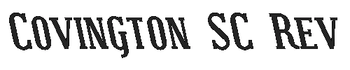 The Covington SC Rev Italic Font