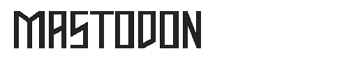 The Mastodon Font