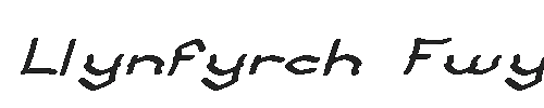 The Llynfyrch Fwyrrdynn SemiBold Font