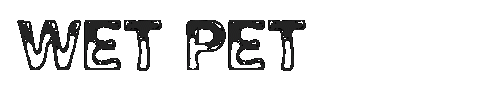 The Wet Pet Font