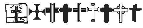 The Christian Crosses V Font