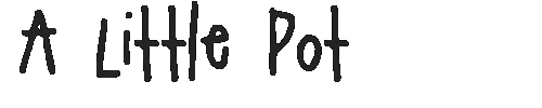 The A Little Pot Font