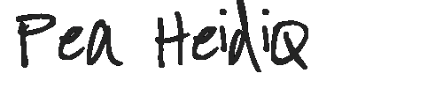 The Pea HeidiQ Font