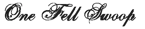 The One Fell Swoop Font