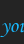y Obscure Actions font 