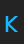 K Zero Threes font 