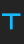 T ZX81 font 