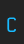 C neon-like font 