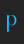 P Blue Melody font 
