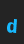 d DdaftT-lowercase font 