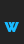 w World of Water font 