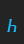 h Aquaduct Italic font 