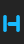 H Quantum Flat Hollow (BRK) font 