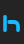 h Quantum Flat Hollow BRK font 