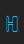 H Chain Reaction Outline font 