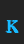 K Offset Plain font 