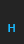 h Hammerhead  Thin font 