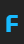 f Electrofied font 