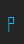 P Antimony Blue font 