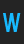 W As seen on TV font 