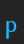 p Blue Melody font 