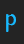 P Blue Melody font 