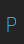 P Walkway Condensed Bold font 