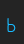 b Nanosecond Thin BRK font 